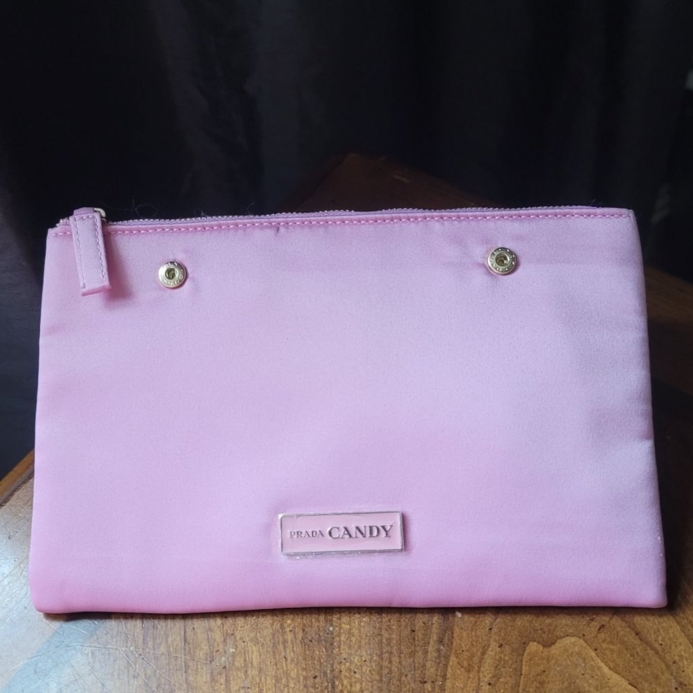 NWOT Pink Prada Candy Makeup Bag